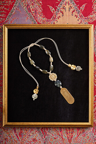 Gold Paddle Heritage Necklace