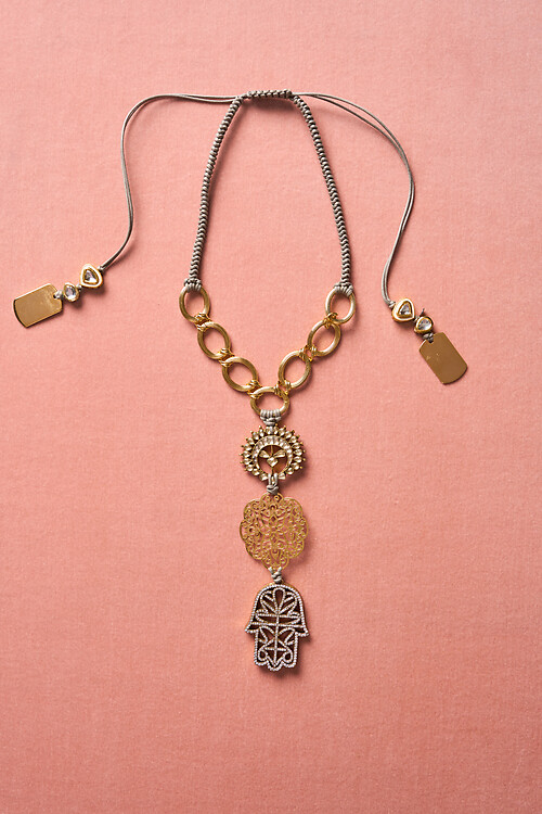 Hamsa Link Necklace