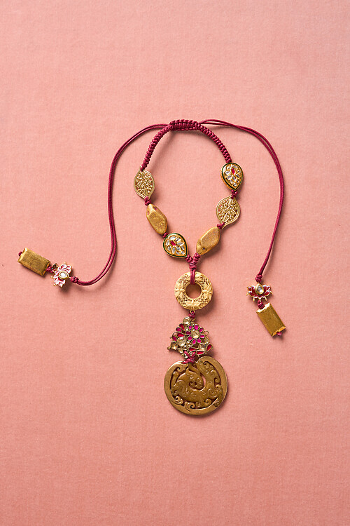 Gold and Jade Necklace