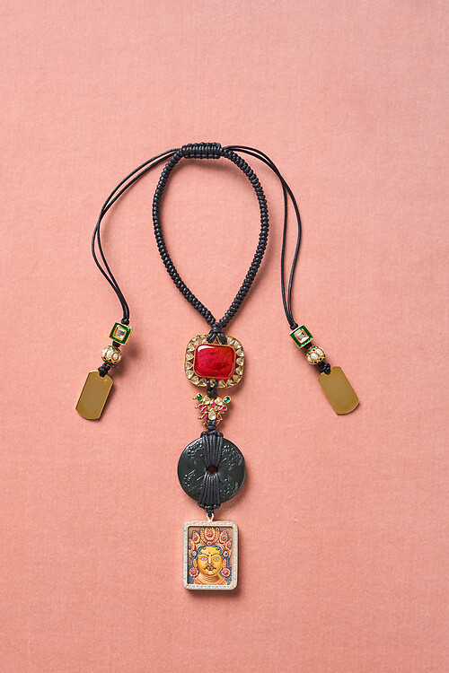 Black Thangka Necklace