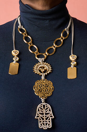 Hamsa Link Necklace