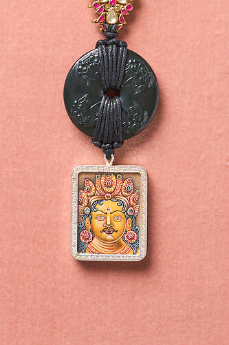 Blue Thangka Necklace