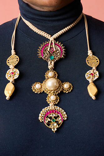 Pearl Cross Necklace