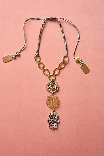 Hamsa Link Necklace