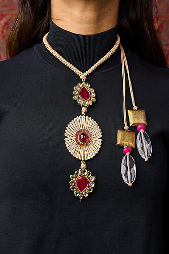 Heated Ruby Heritage Necklace