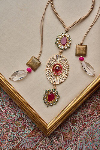 Heated Ruby Heritage Necklace